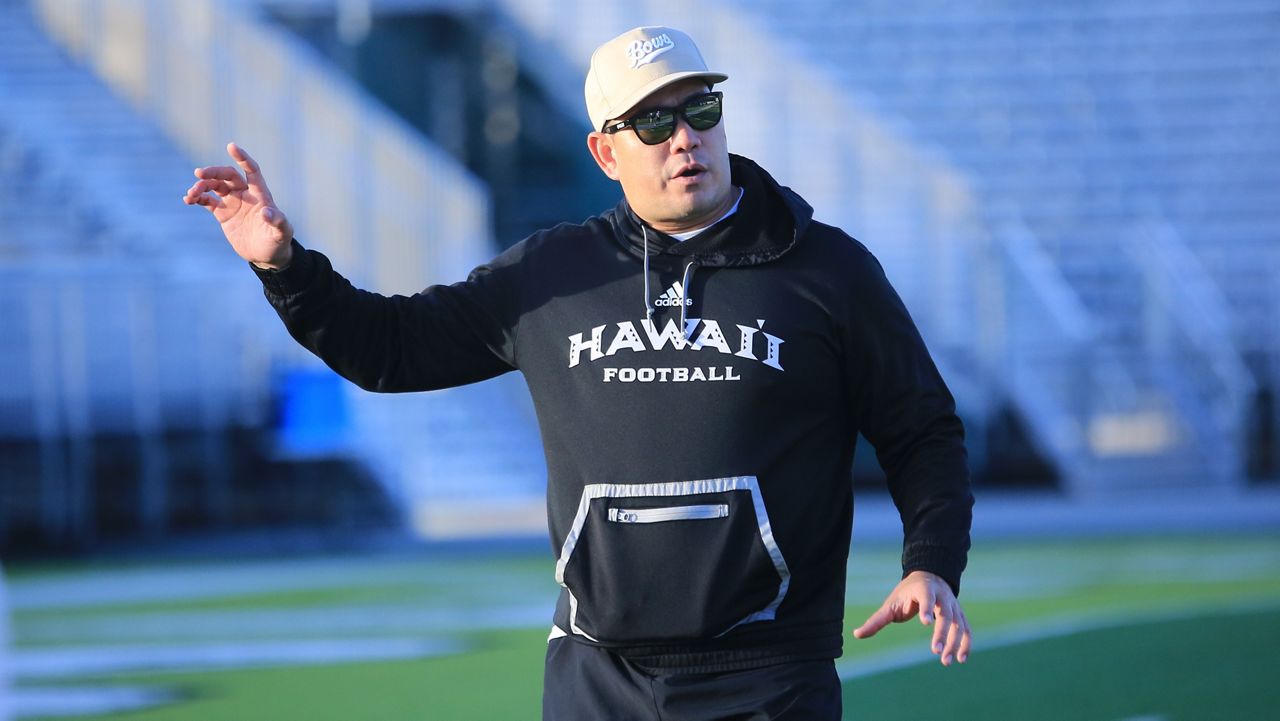 Hawaii football coach Timmy Chang and his Rainbow Warriors will take on first-year FBS member Sacramento State in place of Massachusetts at the Clarence T.C. Ching Athletics Complex on Nov. 28.