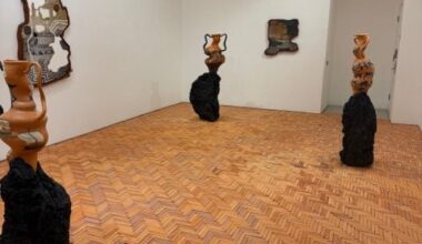 Gallery view of Cammie Staros Pompeii installation at Nazarian Curcio Los Angeles