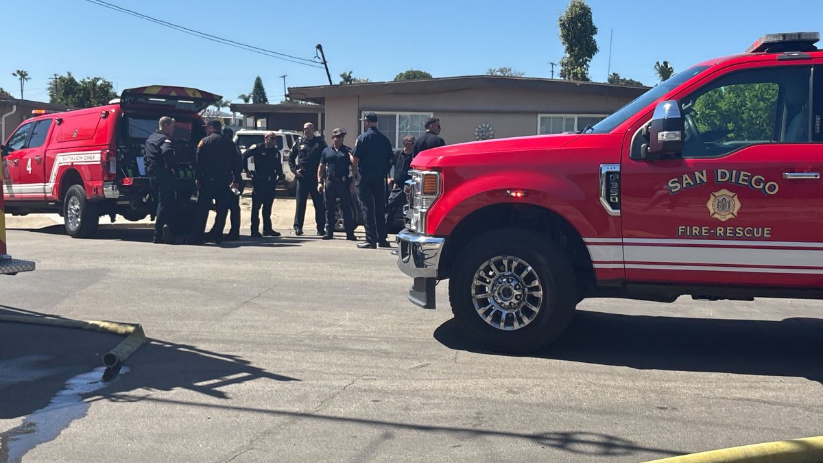 Brush fire fueled by strong winds threatens homes near Mission Valley – NBC 7 San Diego