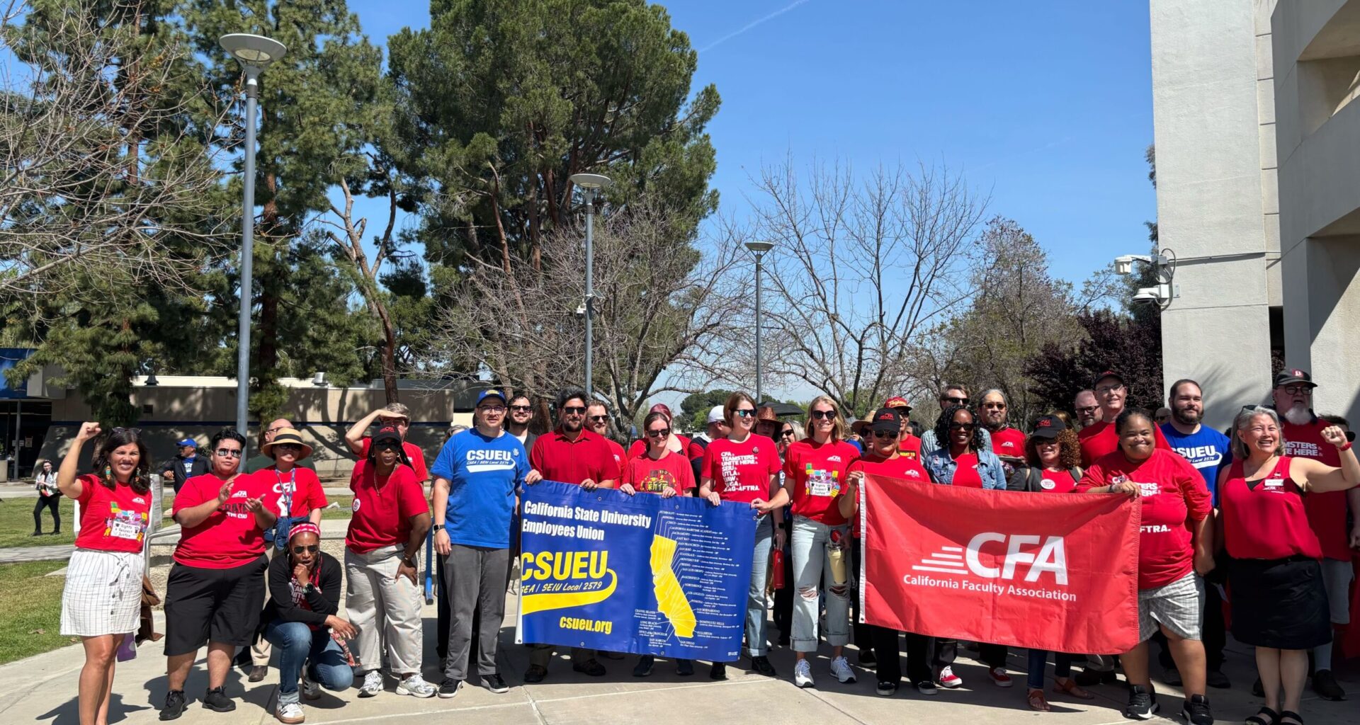 CSU Bakersfield Union Solidarity Rally Empowers Members in Fight Against Possible Layoffs