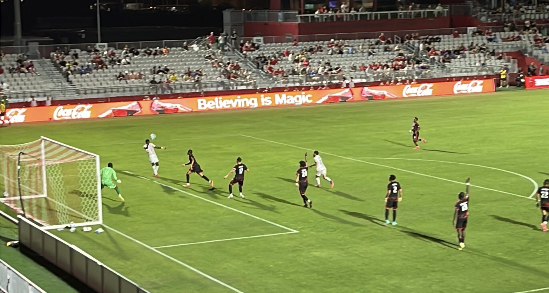 Rising draw with Oakland 2-2 at the death