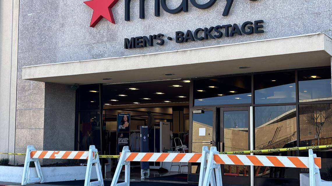 Teen arrested after vehicle crashes into Macy's entrance