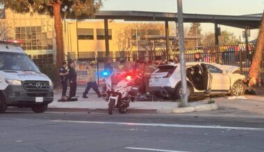 Driver extricated from vehicle at Stanislaus and M