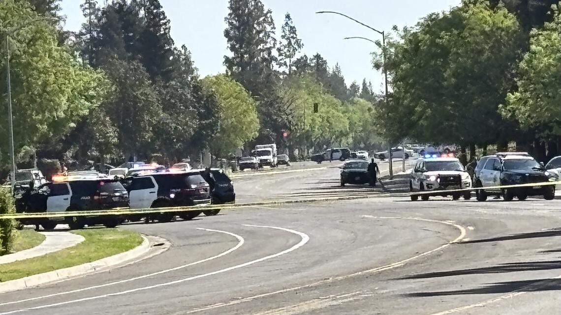 Man crashes into Fresno home, armed standoff ends in arrest