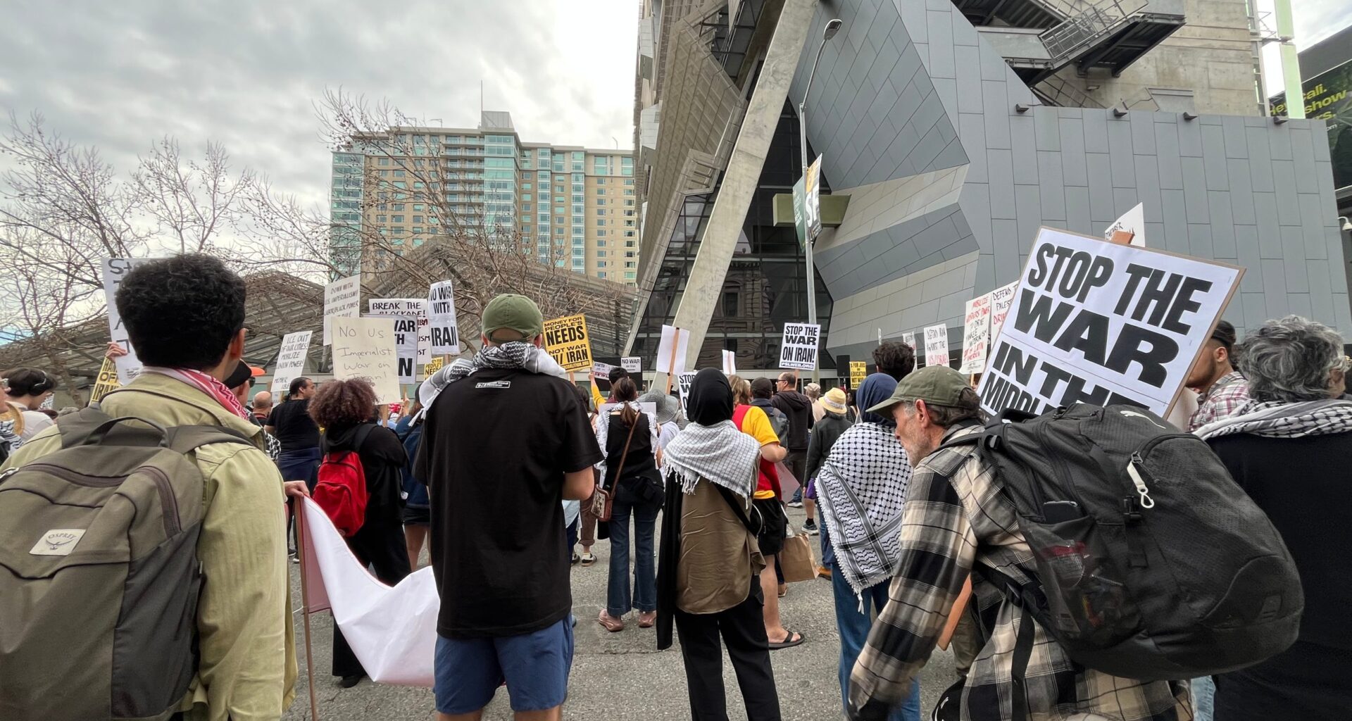 San Francisco protest denounces U.S.-Israel military strikes on Iran
