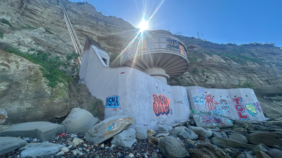 the La Jolla ‘mushroom house’ cleaned up and secured from vandals – NBC 7 San Diego