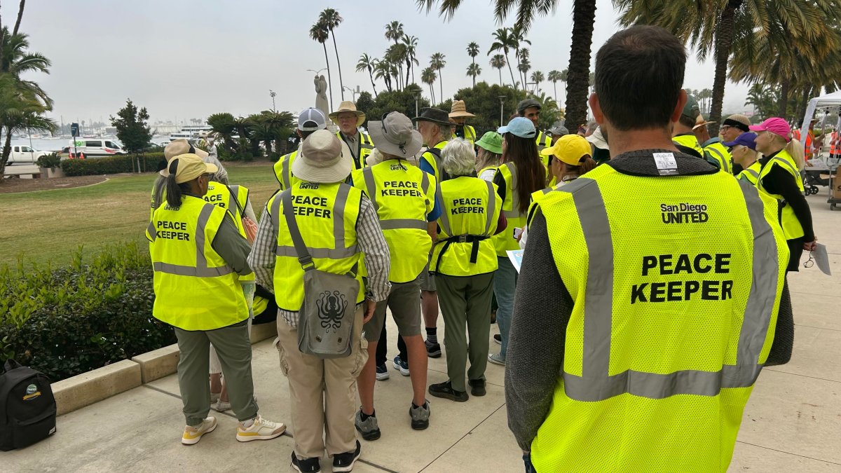 Effort to keep the peace and crowds safe – NBC 7 San Diego