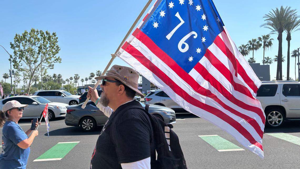 Thousands protest rising gas prices and Iran war in Fresno