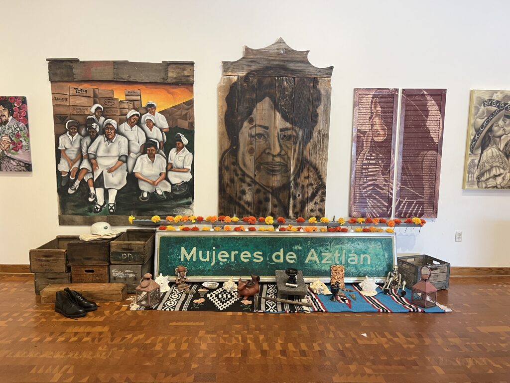 An art exhibit in East San Jose, California