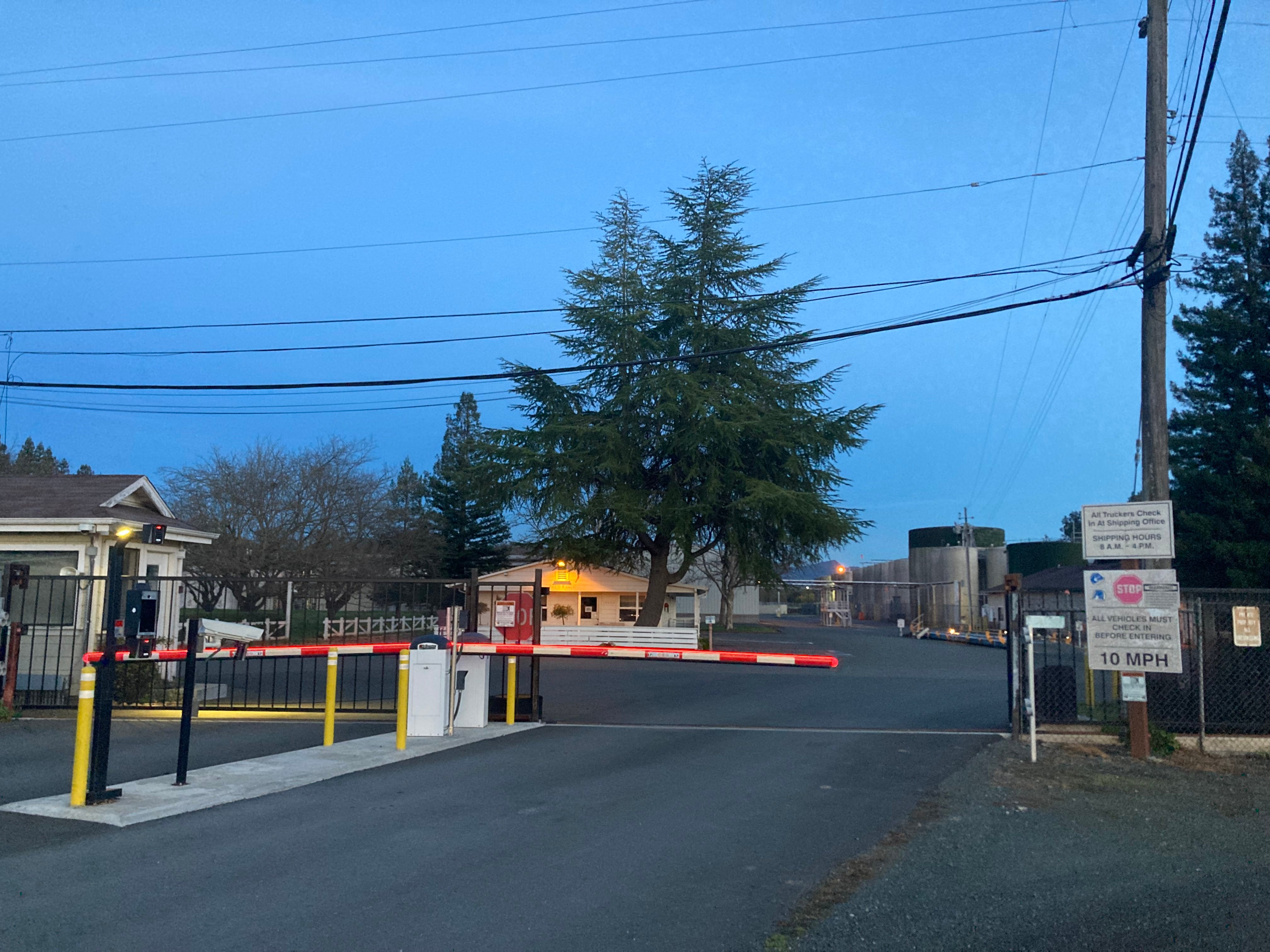 Gallo's 'The Ranch' facility is tucked away among grape fields in the countryside between Yountville and Saint Helena, and is set to close in the near future