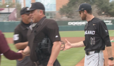 Aggies sweep Friday doubleheader over Oakland