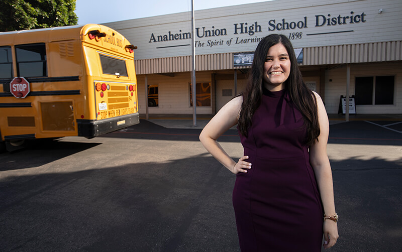 Alum Serves as First Latina School Board President in Anaheim