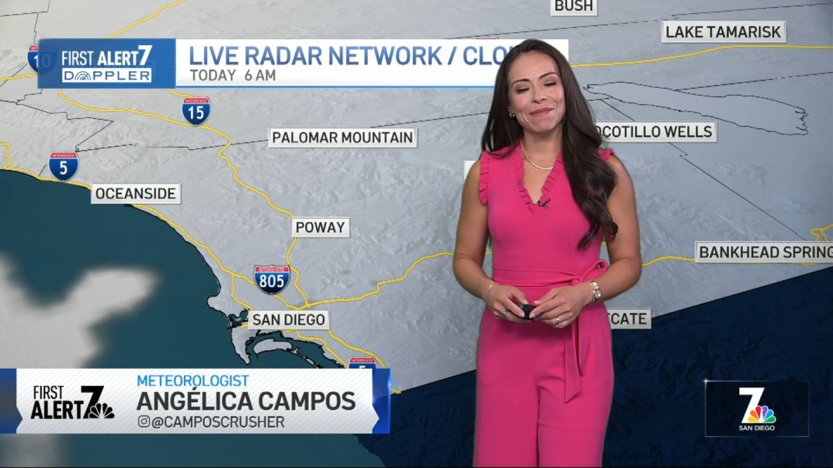 Angelica Campos’ morning forecast for March 1, 2026 – NBC 7 San Diego