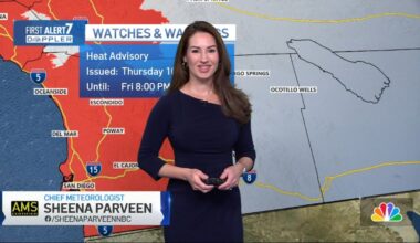 Sheena Parveen’s forecast for March 12, 2026 – NBC 7 San Diego