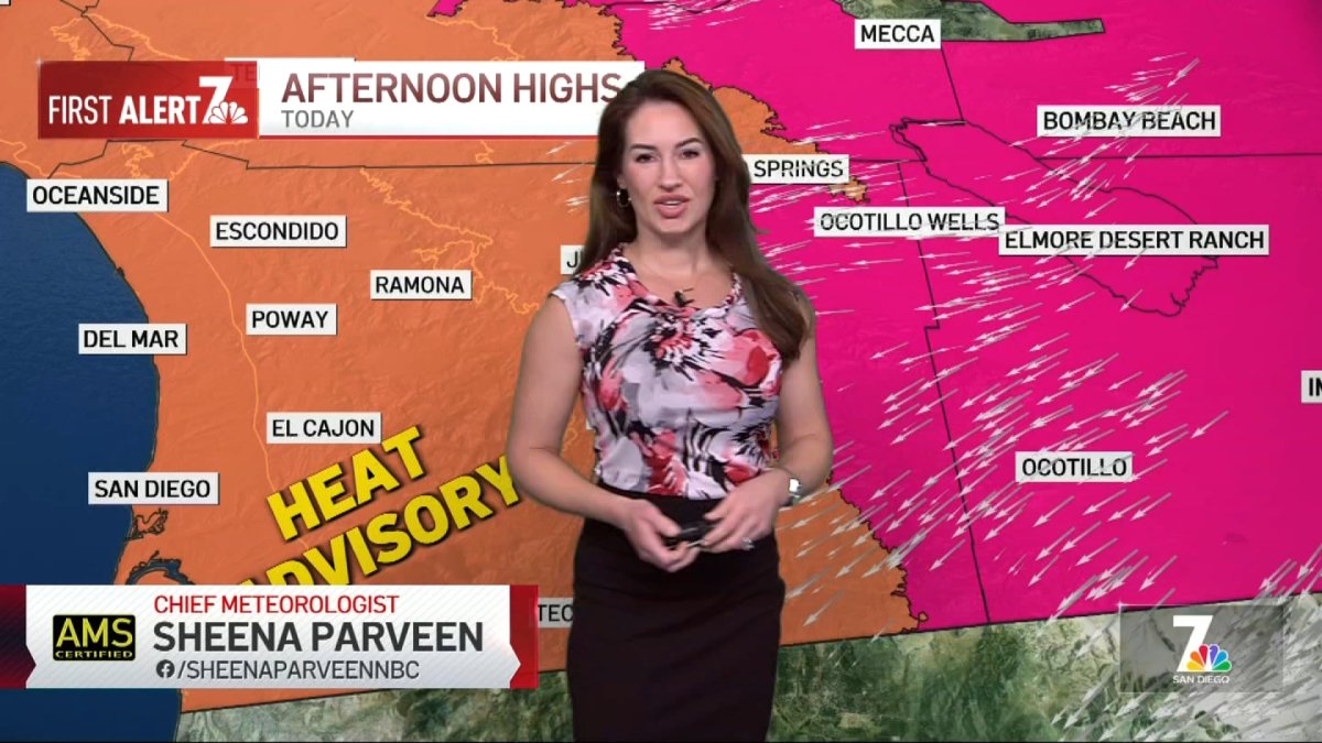 Sheena Parveen’s forecast for March 18, 2026 – NBC 7 San Diego