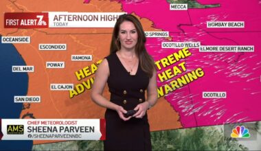 Sheena Parveen’s forecast for March 20, 2026 – NBC 7 San Diego
