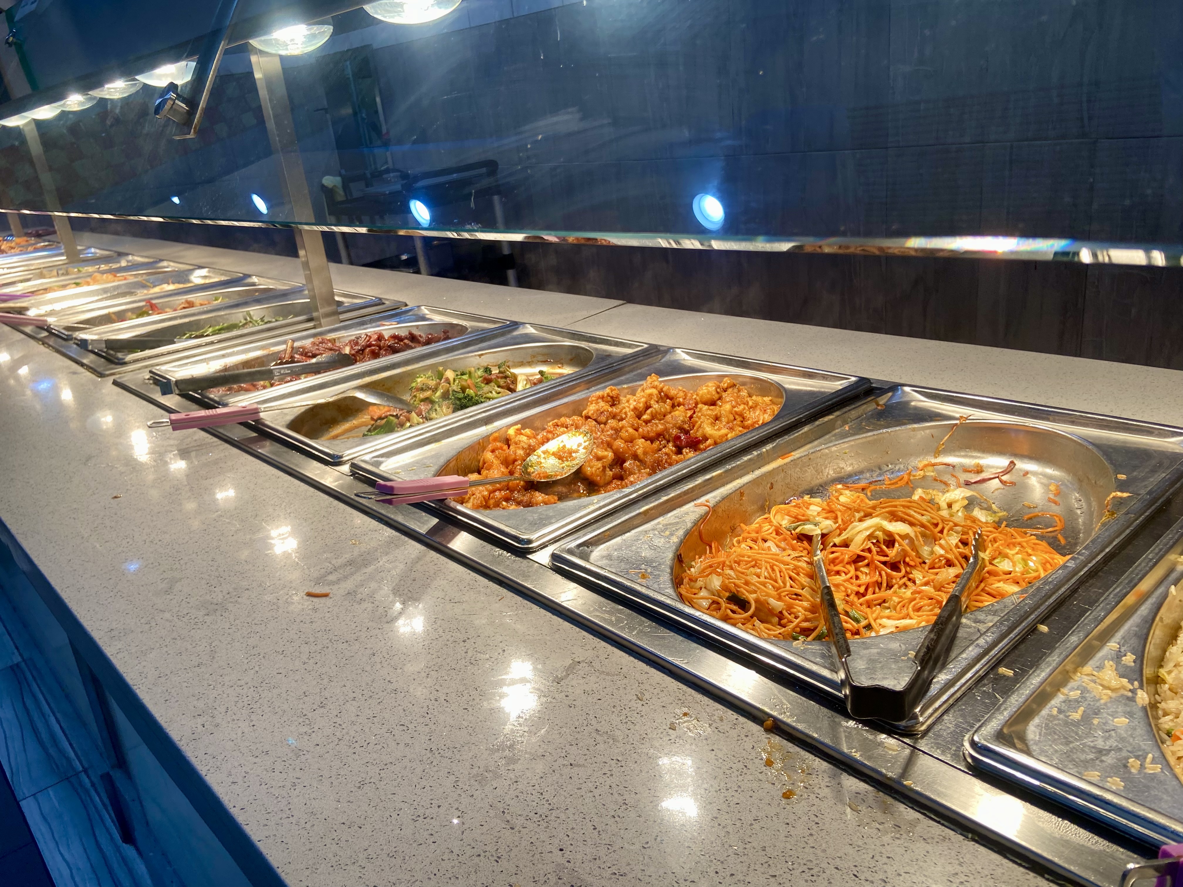 Golden Panda Buffet offers about 150 dishes on the buffet...