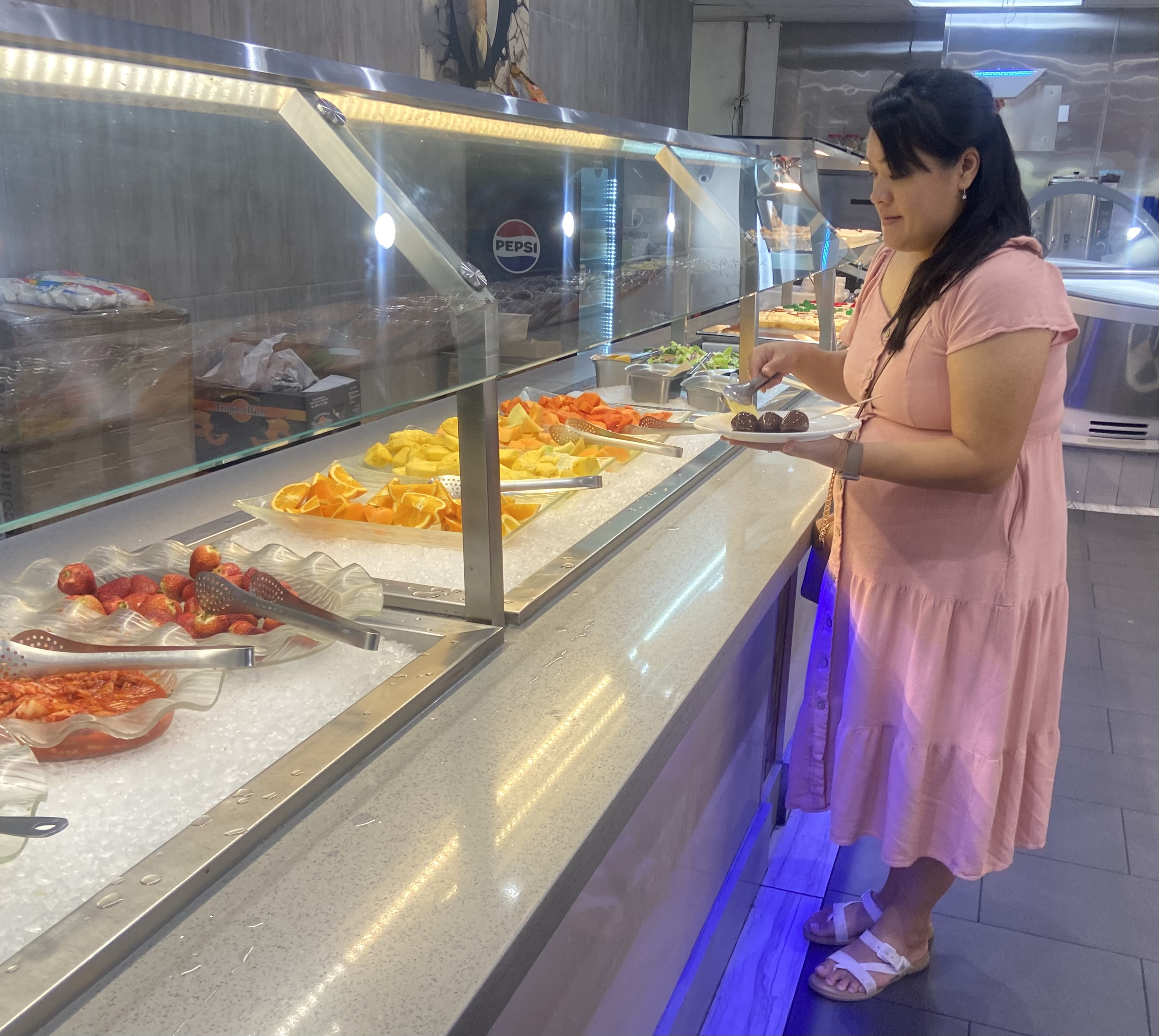 Golden Panda Buffet offers about 150 dishes on the buffet...