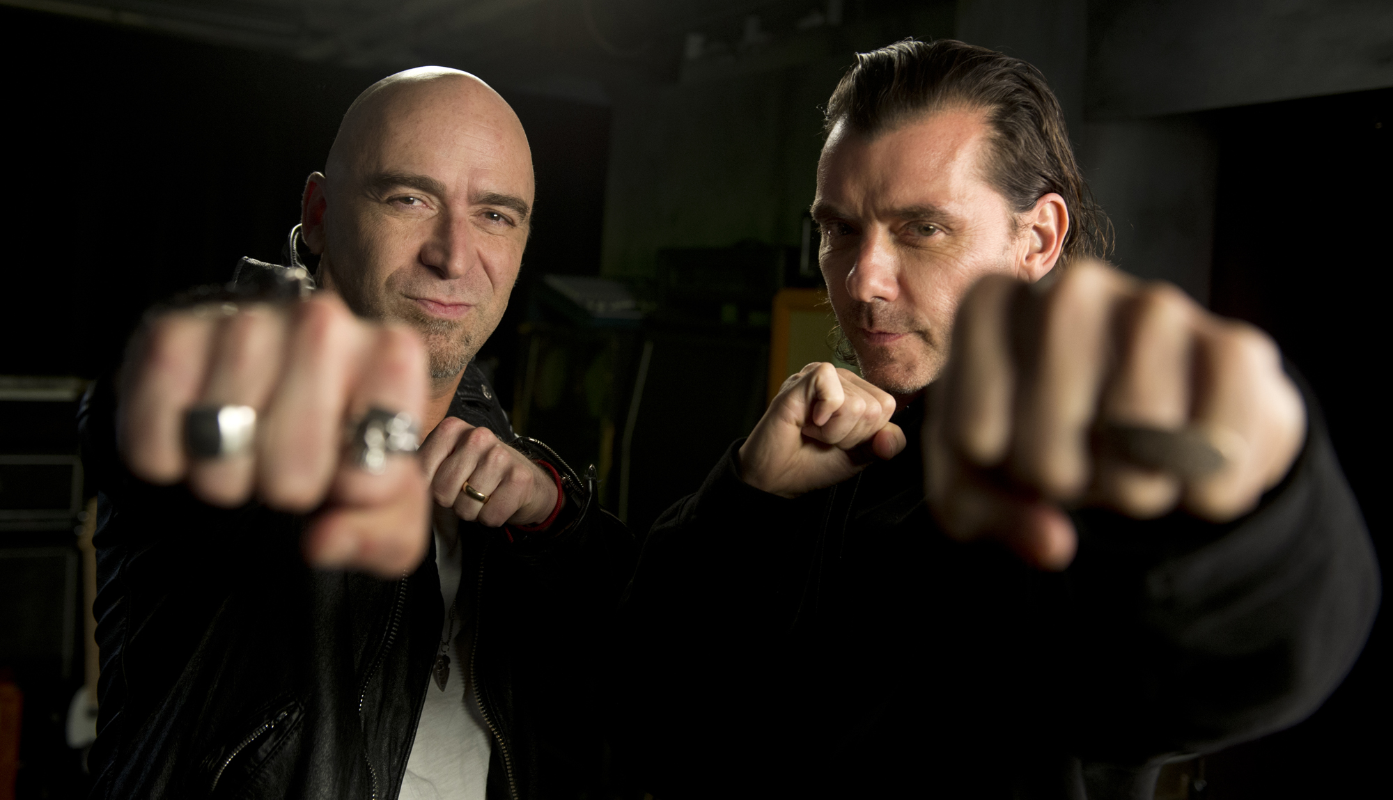 Rock bands Live and Bush (pictured: Live’s Ed Kowalczyk, left,...