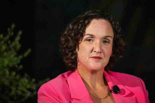 Candidate for governor former Rep. Katie Porter attends a climate-focused forum at the Lineage Performing Arts Center in Pasadena on Wednesday evening, January 28, 2026. (Photo by Sarah Reingewirtz, Los Angeles Daily News/SCNG)