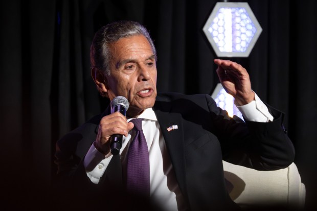 Former mayor Antonio Villaraigosa, candidate for California governor, takes part in a forum at the Skirball Cultural Center on Thursday, February 26, 2026. (Photo by David Crane, Los Angeles Daily News/SCNG)