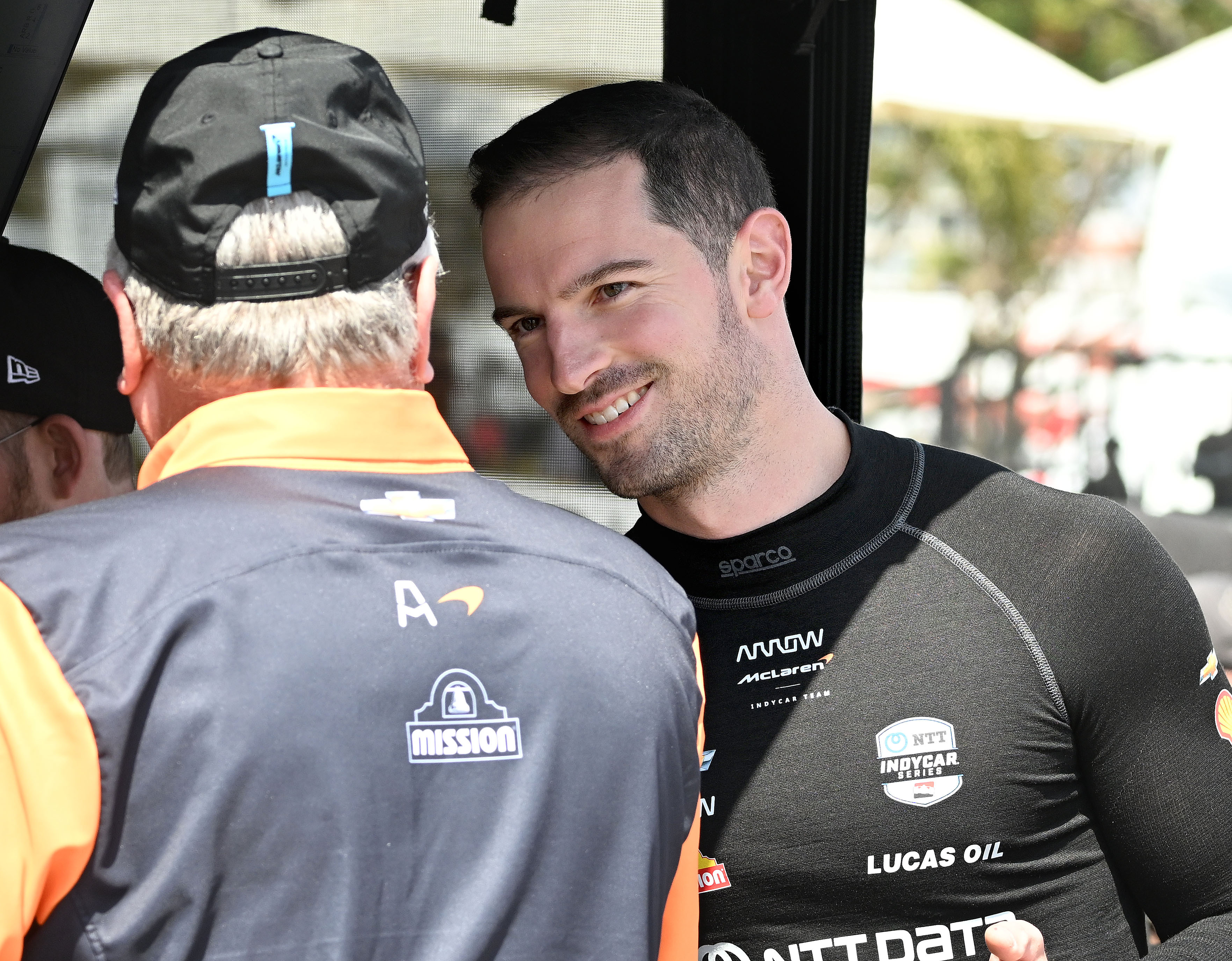 IndyCar driver Alexander Rossi, shown here at the 2023 Grand...