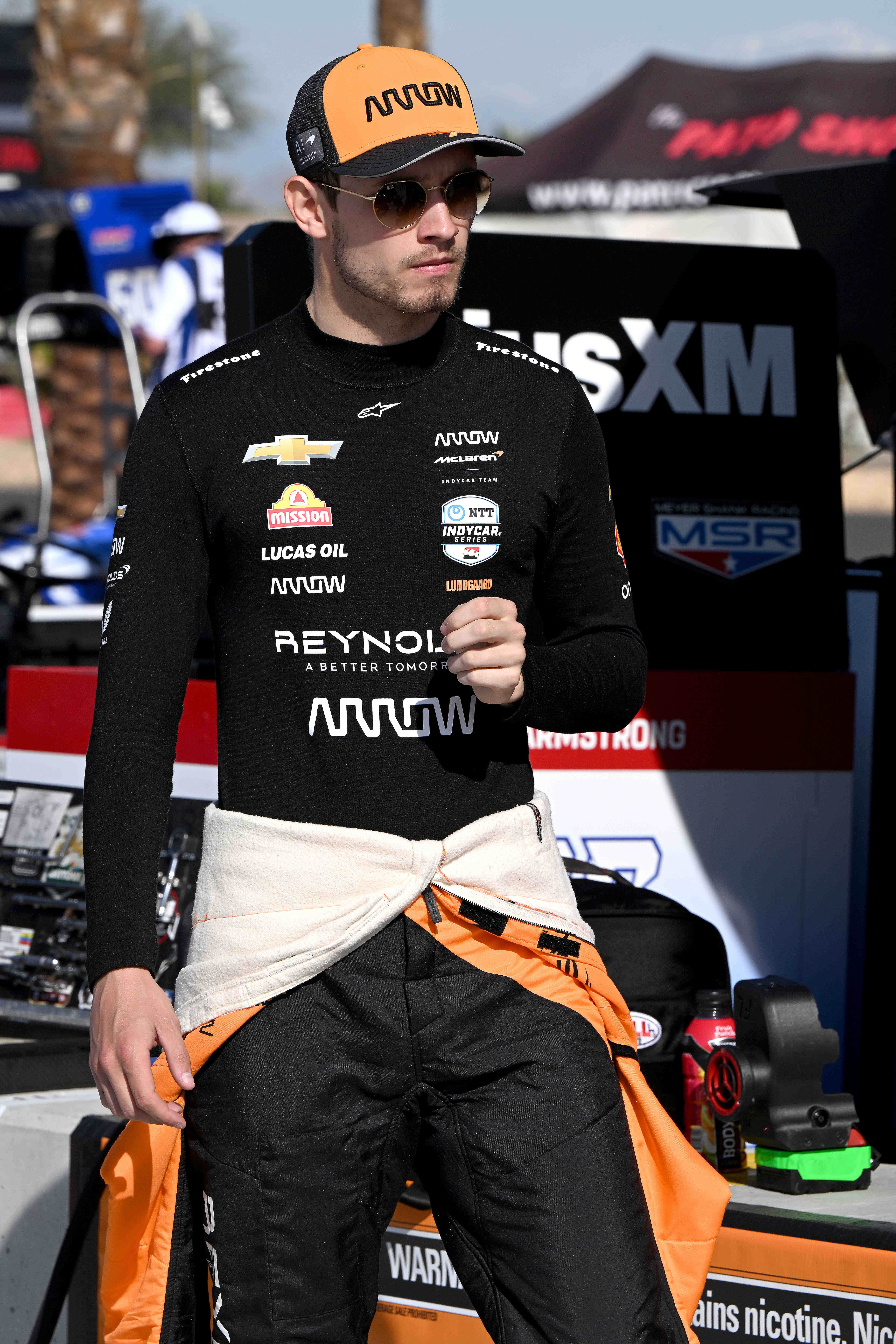 Alexander Rossi, shown here ahead of practice for the IndyCar...