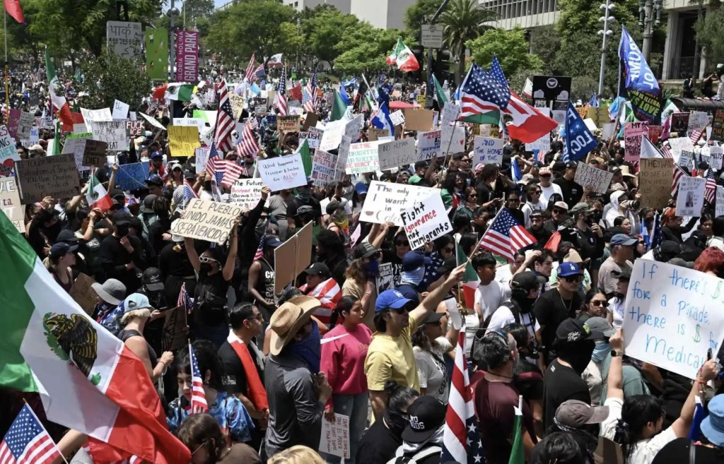 ‘No Kings’ turnout in Southern California will help smash records around the nation today, organizers say – Daily News