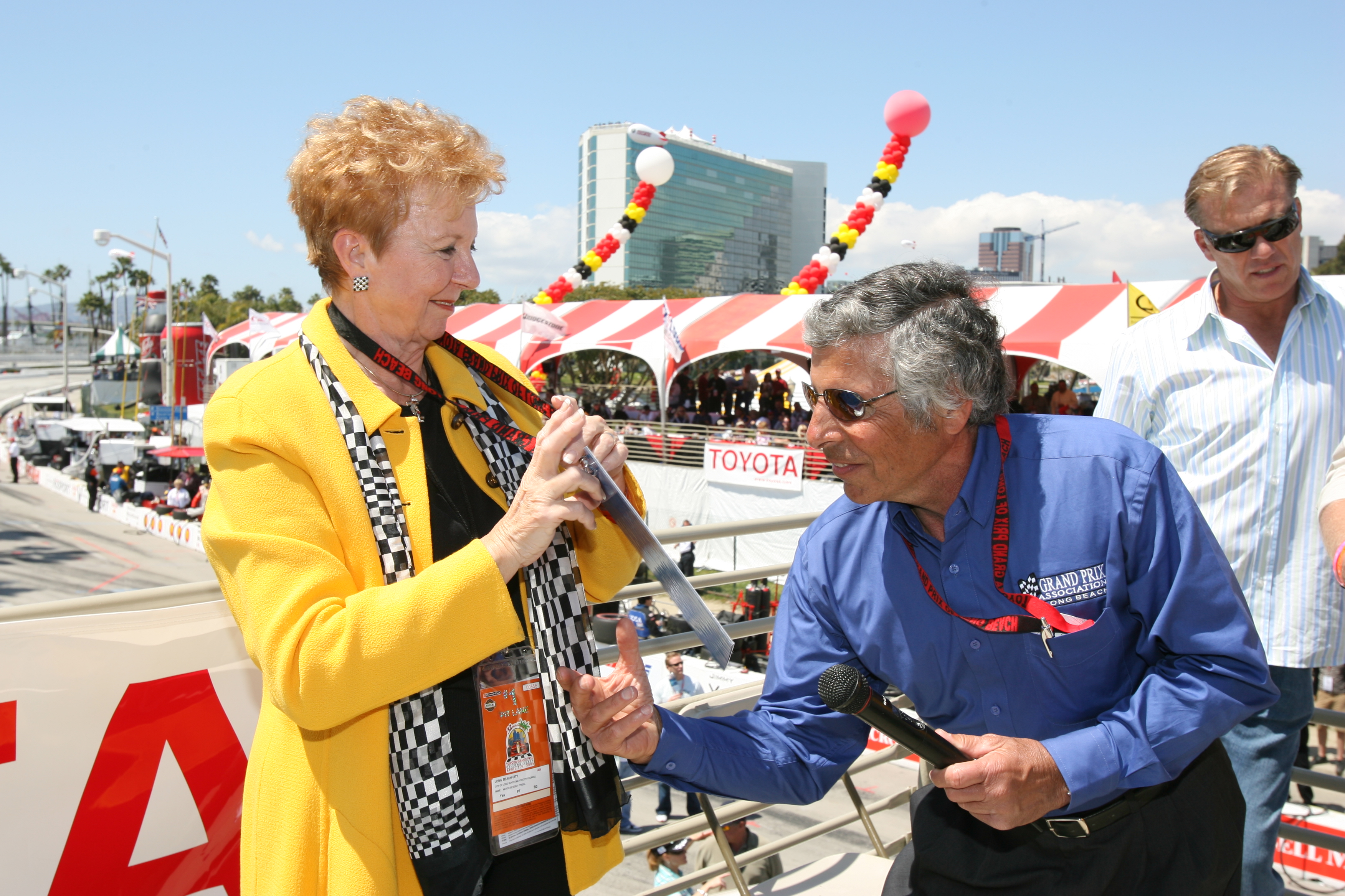 Jim Michaelian, Grand Prix Association of Long Beach president and...