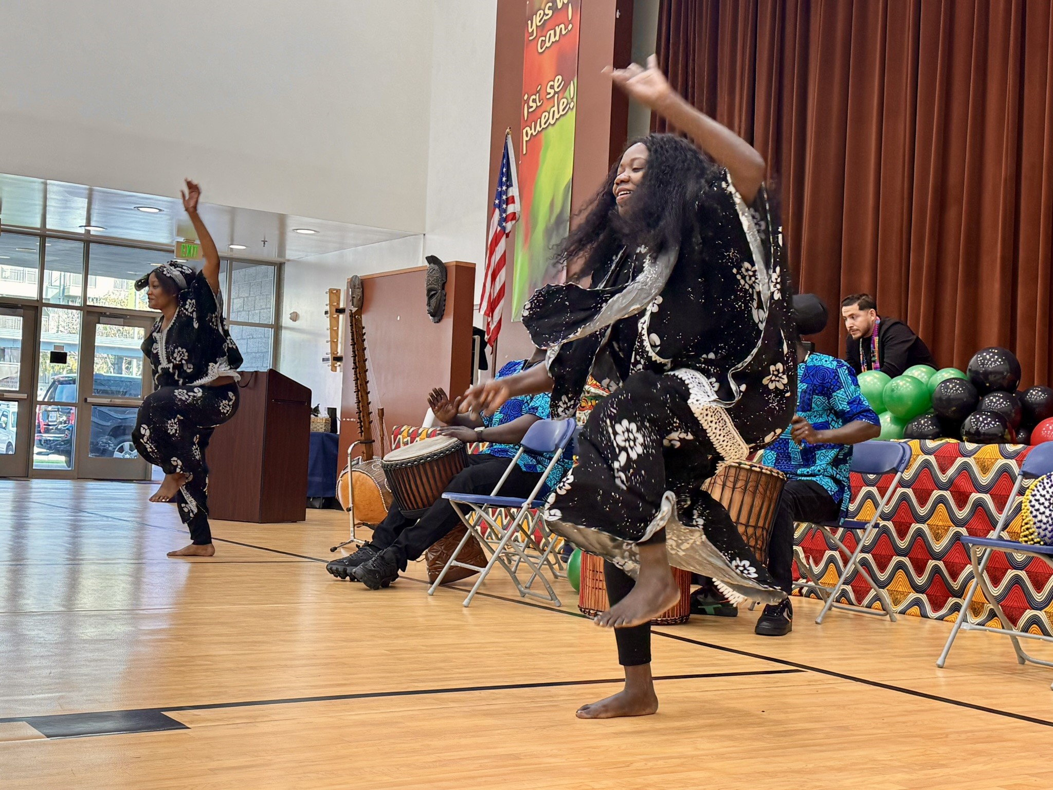 The Ame Kora music group share West African dance and...