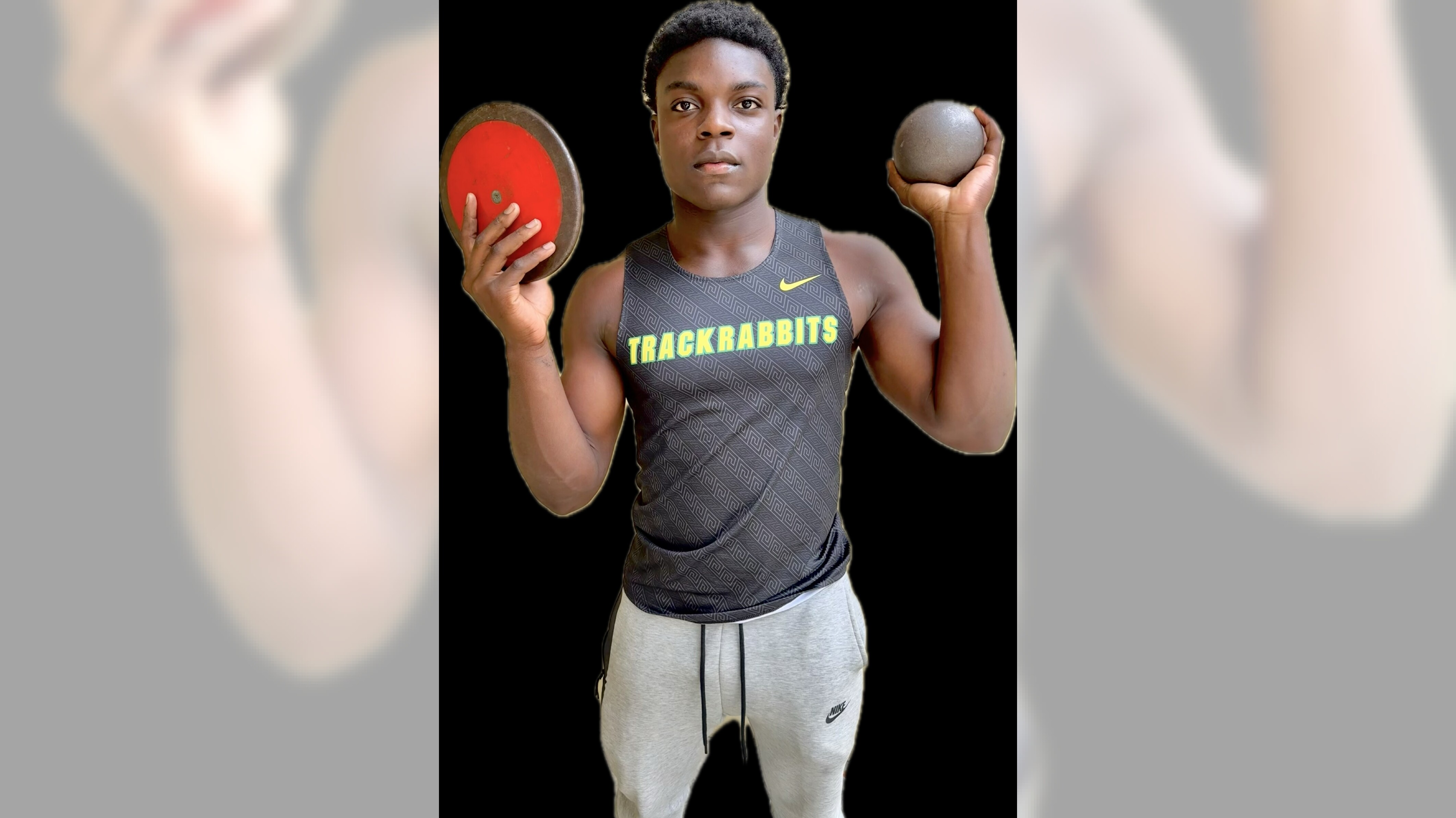 Long Beach Poly senior Jephte Tchami set a new school...