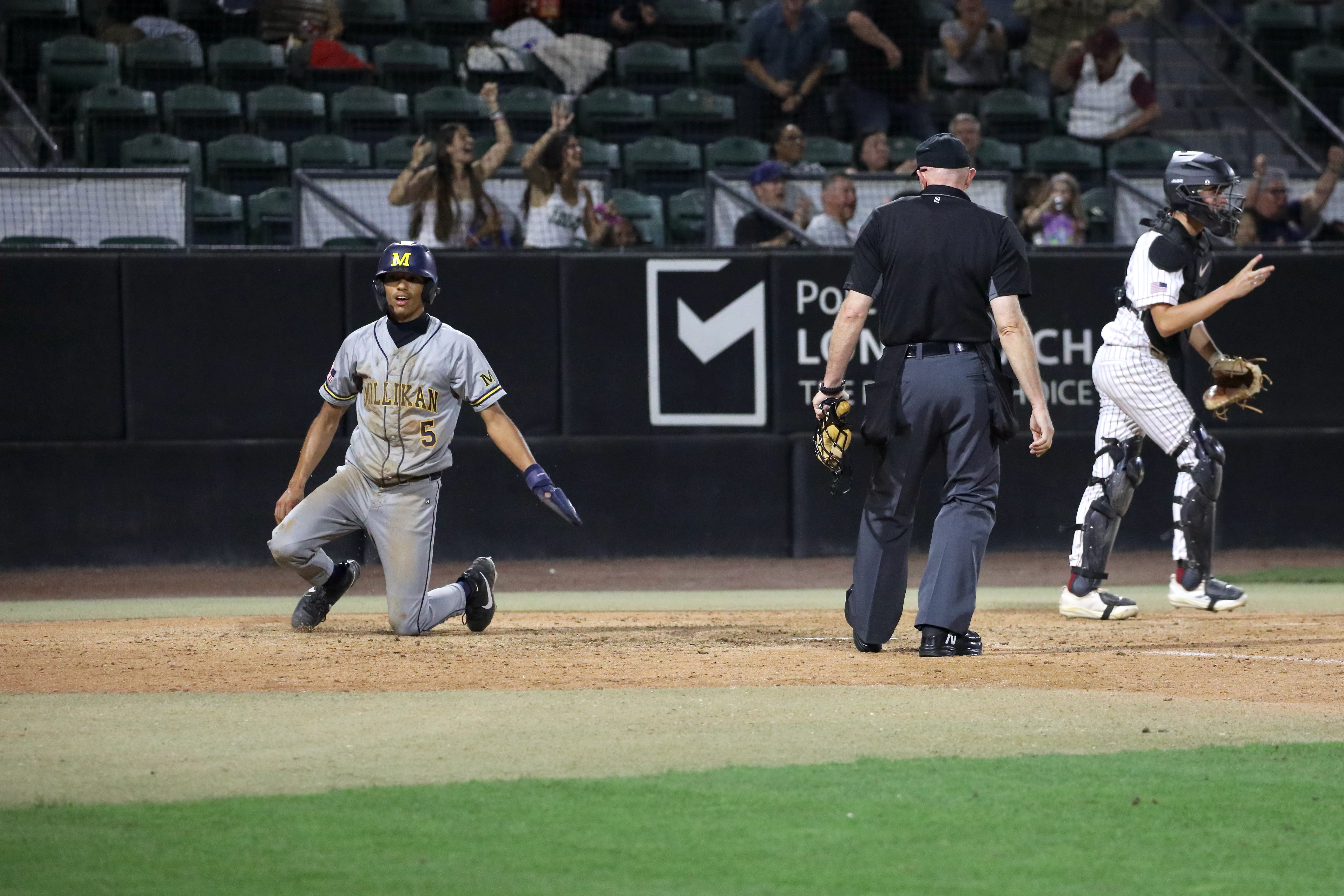 Millikanâs best chance to score came in the fourth inning...