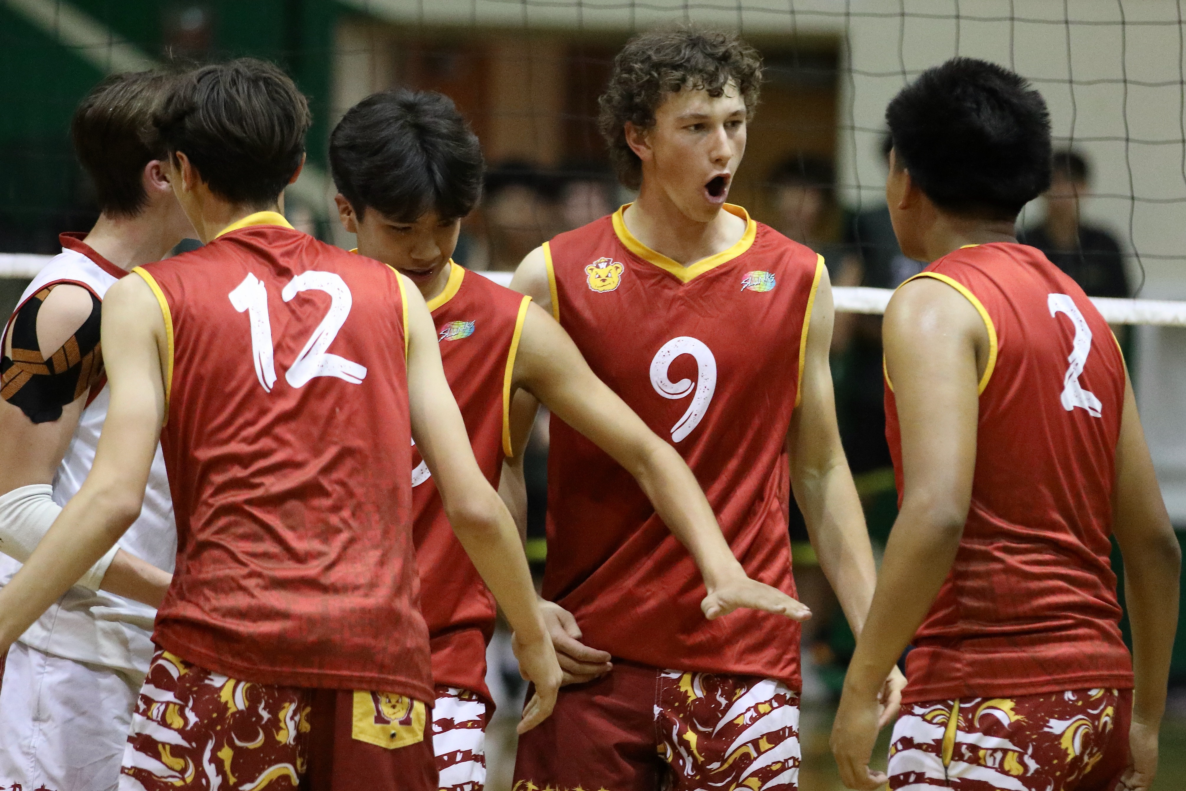 Wilsonâs Merrick Evans reacts after his first set point in...