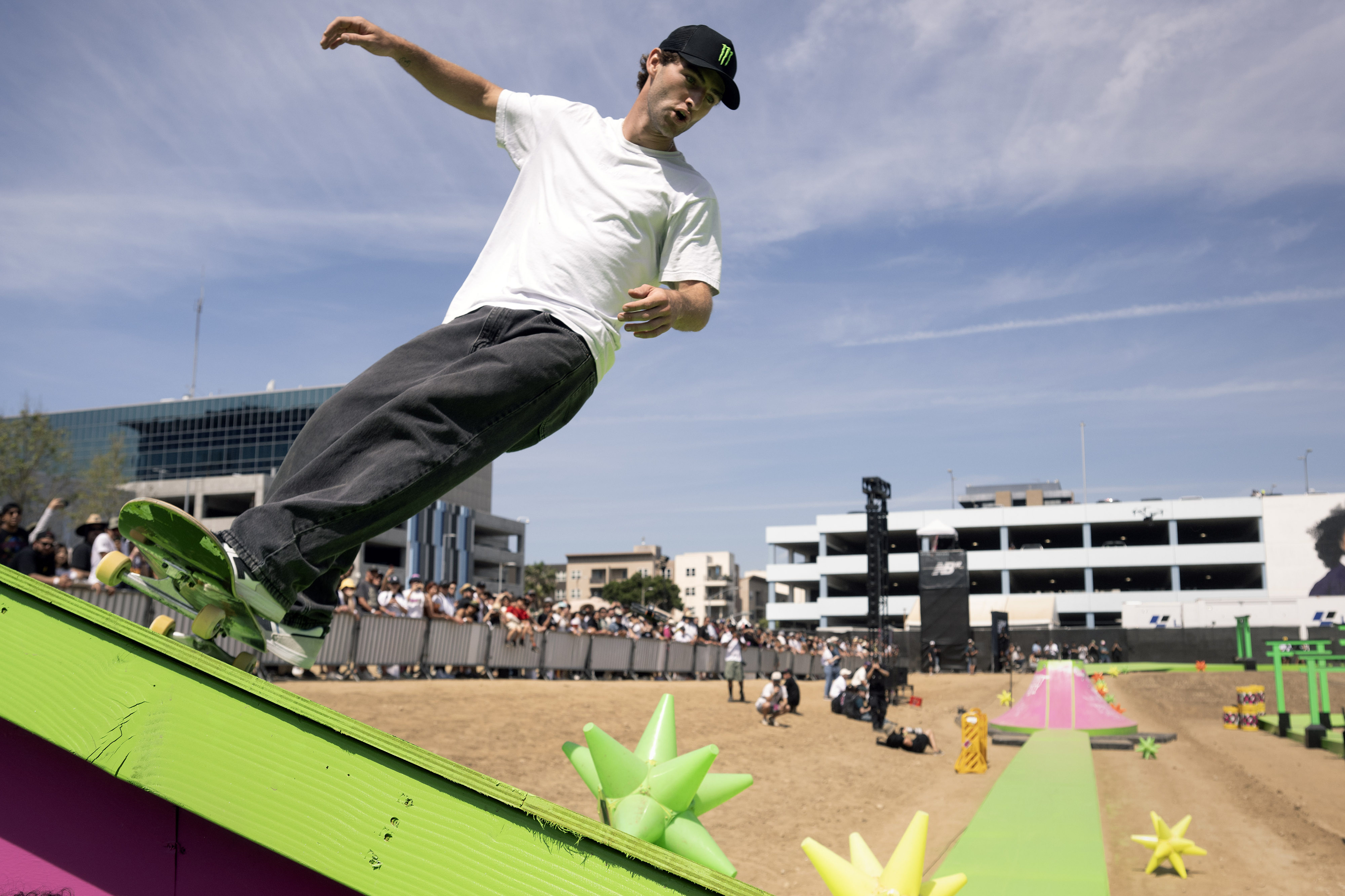 Tom Schaar competes for the best time during the KASSO...