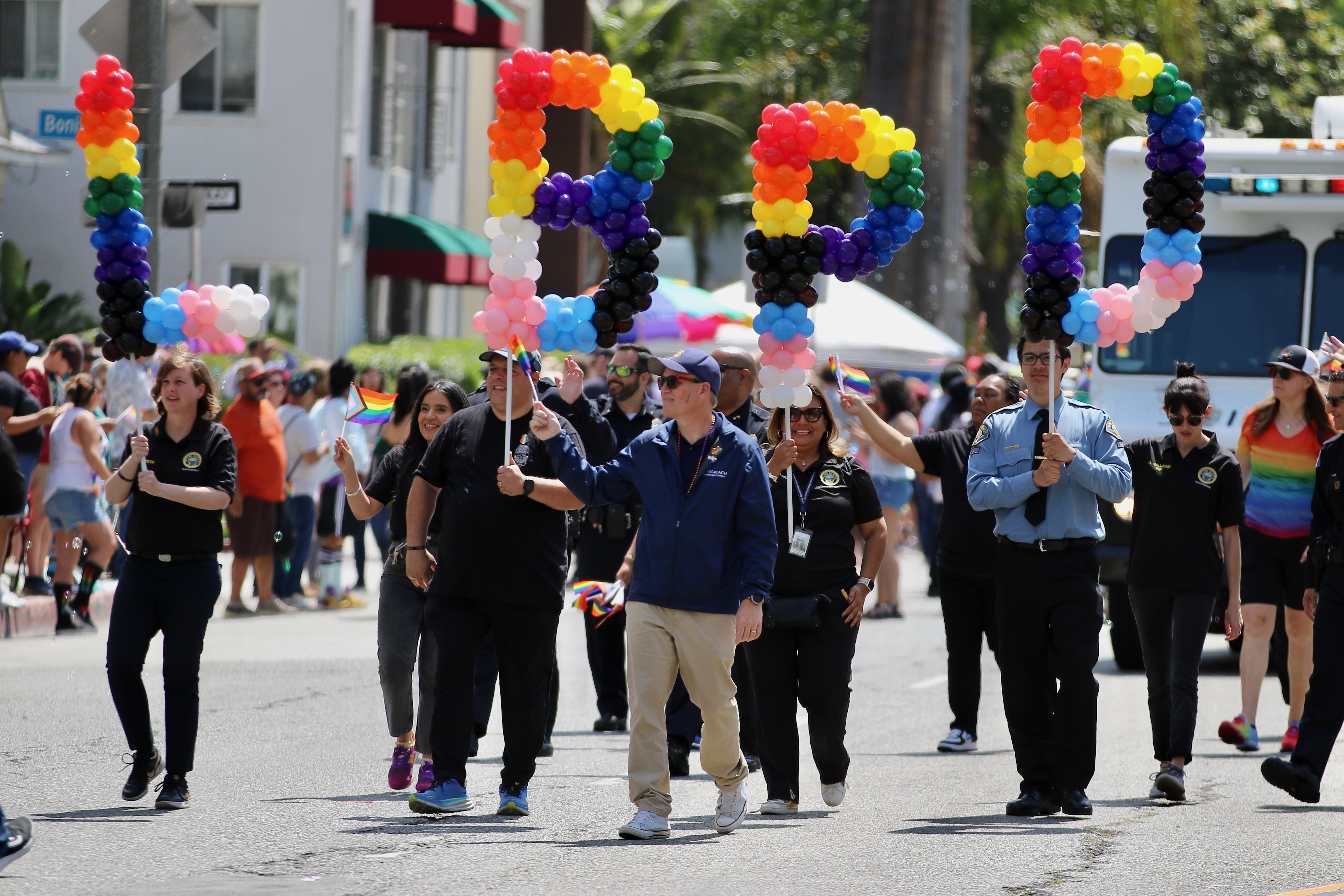 The Long Beach Police Department is represented at the Long...