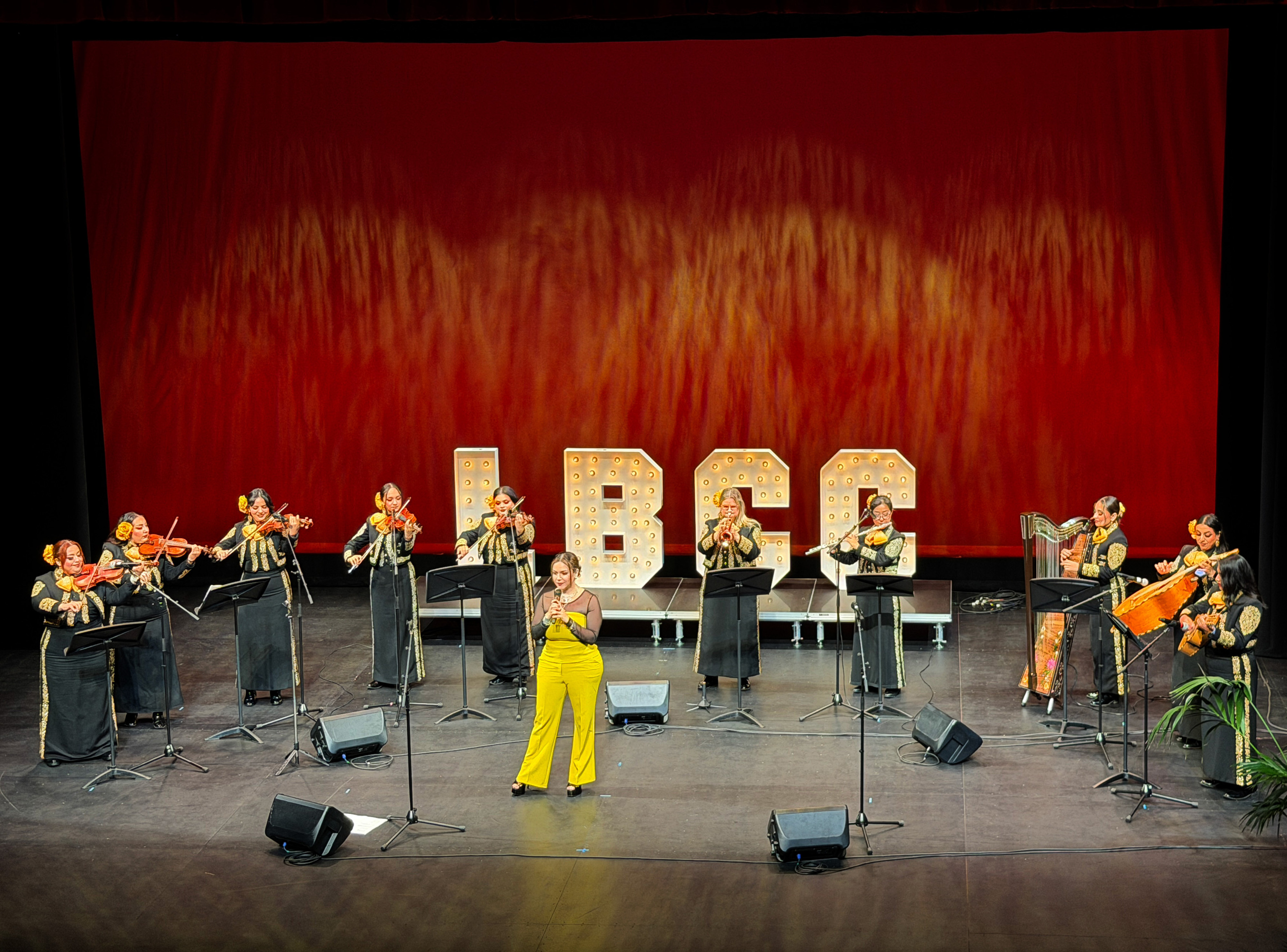 Jacqie Rivera and the Mariachi Divas de Cindy Shea perform...