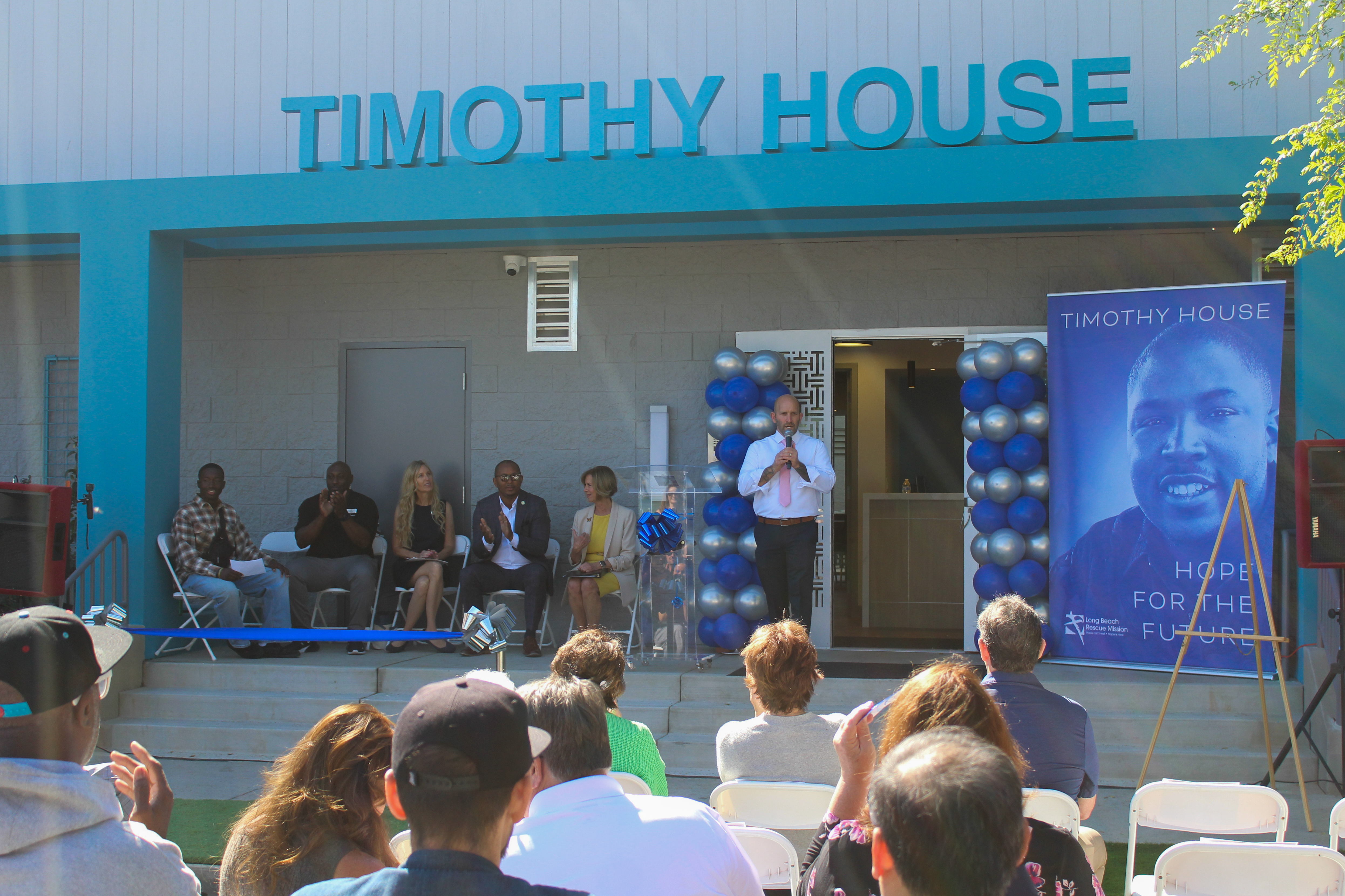 Long Beach Rescue Mission celebrates the grand opening of Timothy...