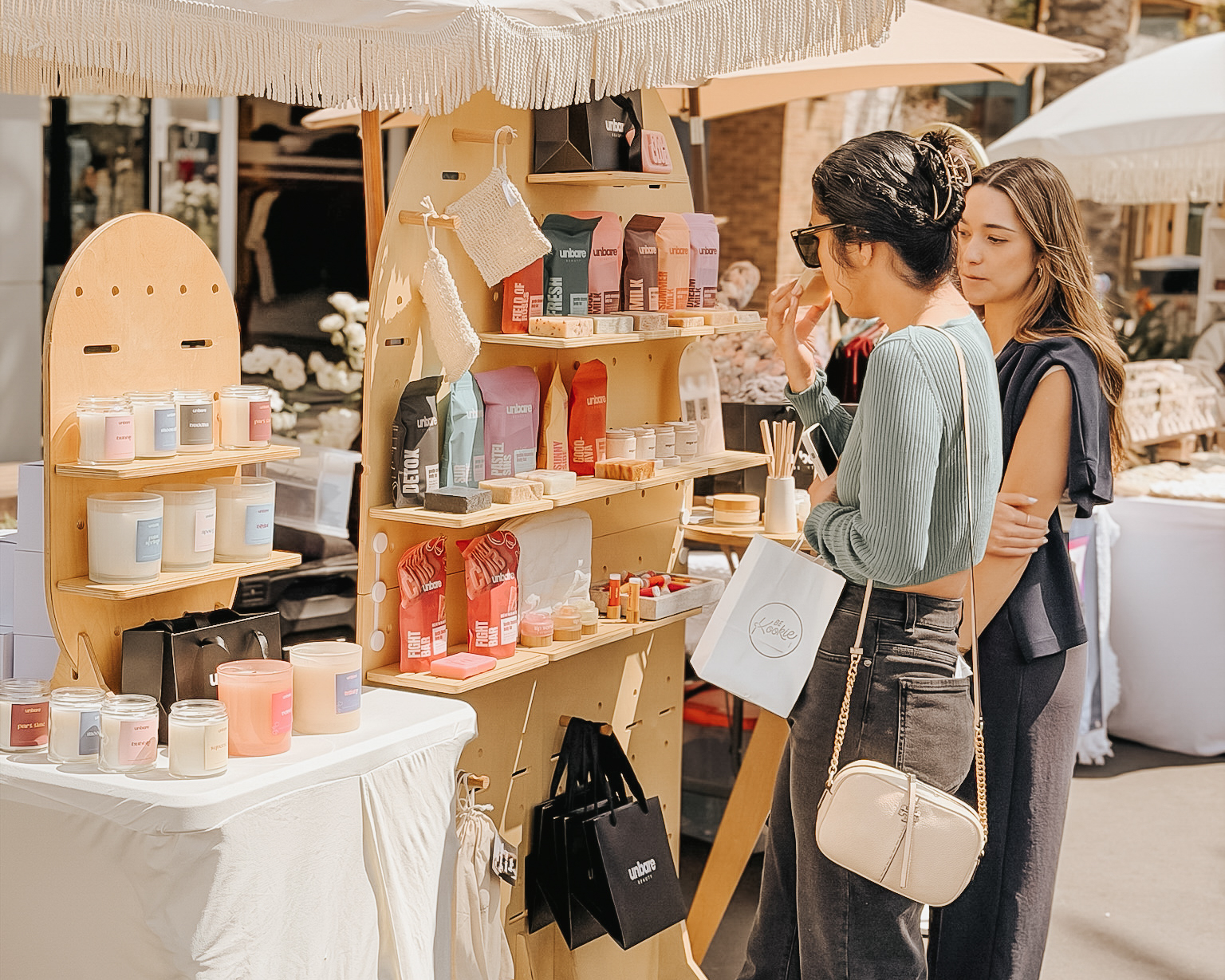 People shopped at more than 40 local women-owned businesses at...