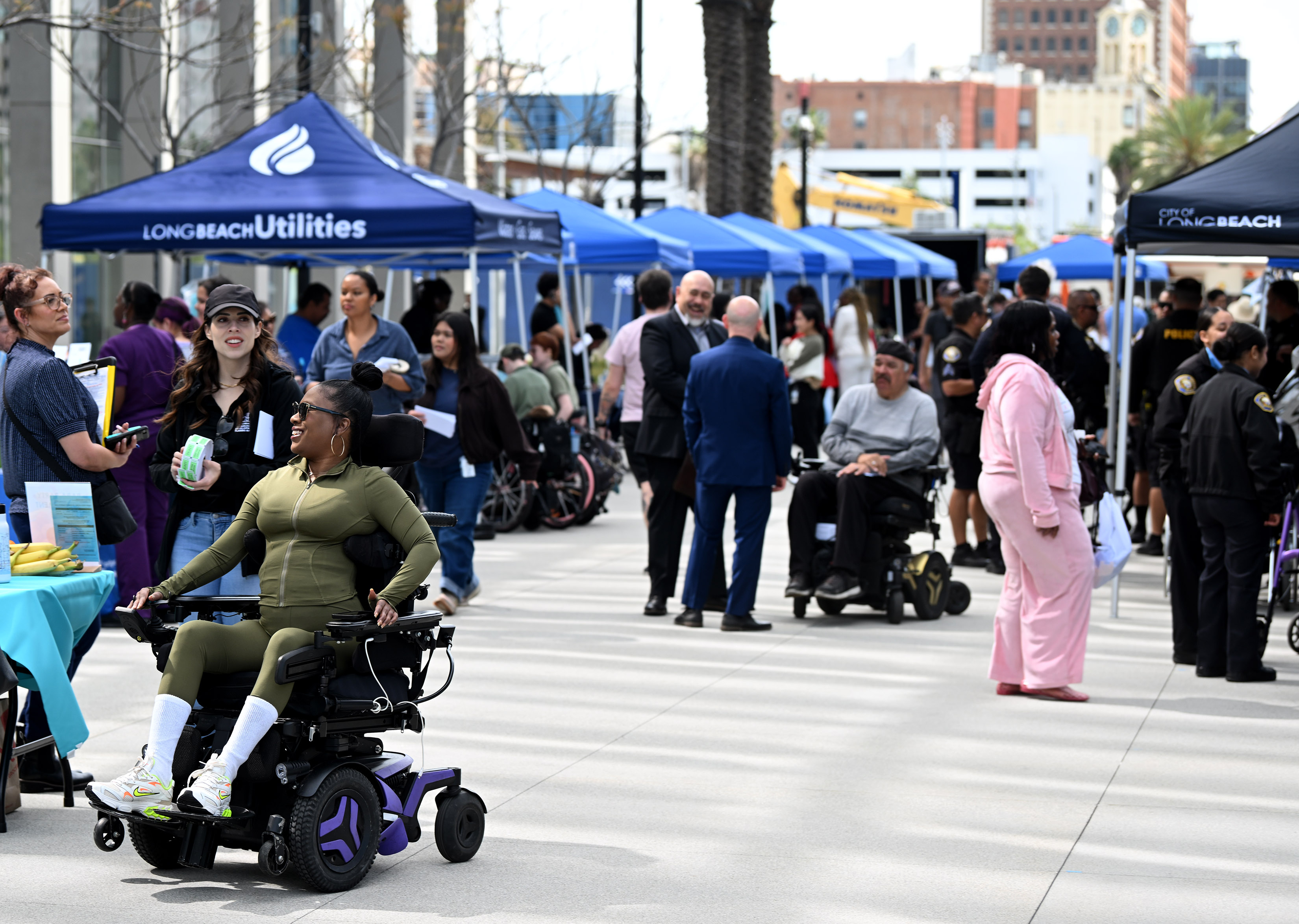 Long Beach hosts a community celebration for the opening ceremony...