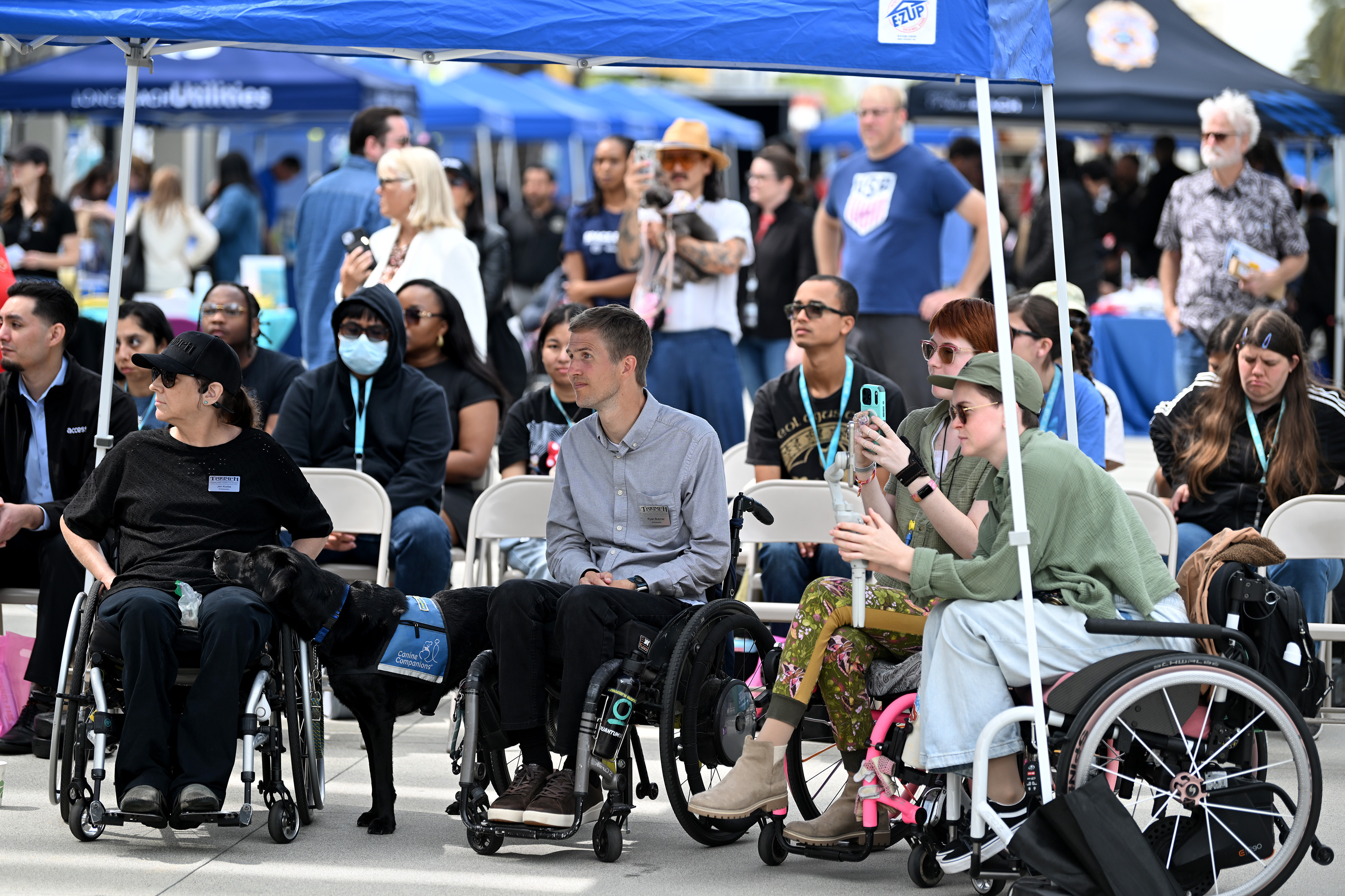 Long Beach hosts a community celebration for the opening ceremony...
