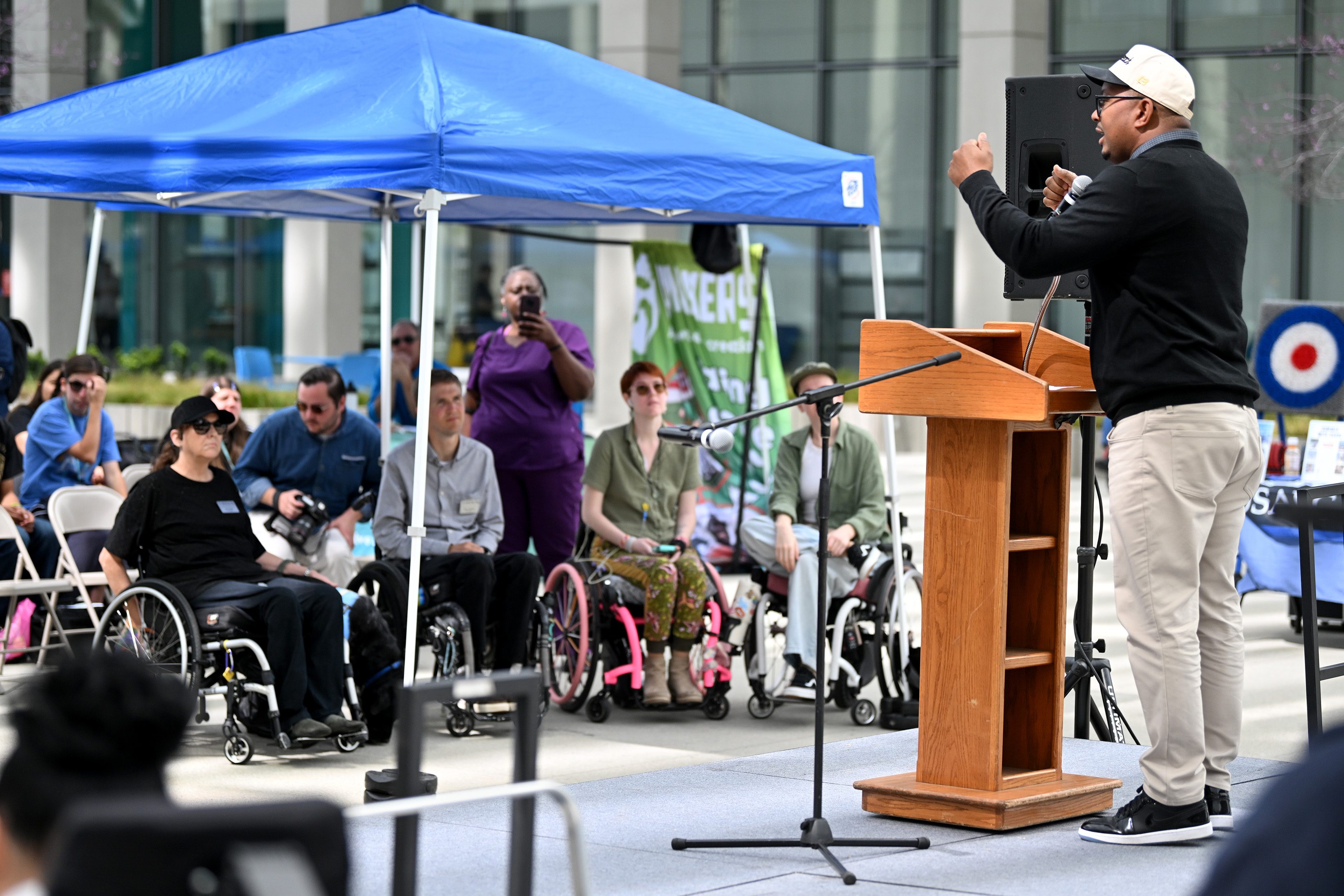 Long Beach Mayor Rex Richardson helps host a community celebration...