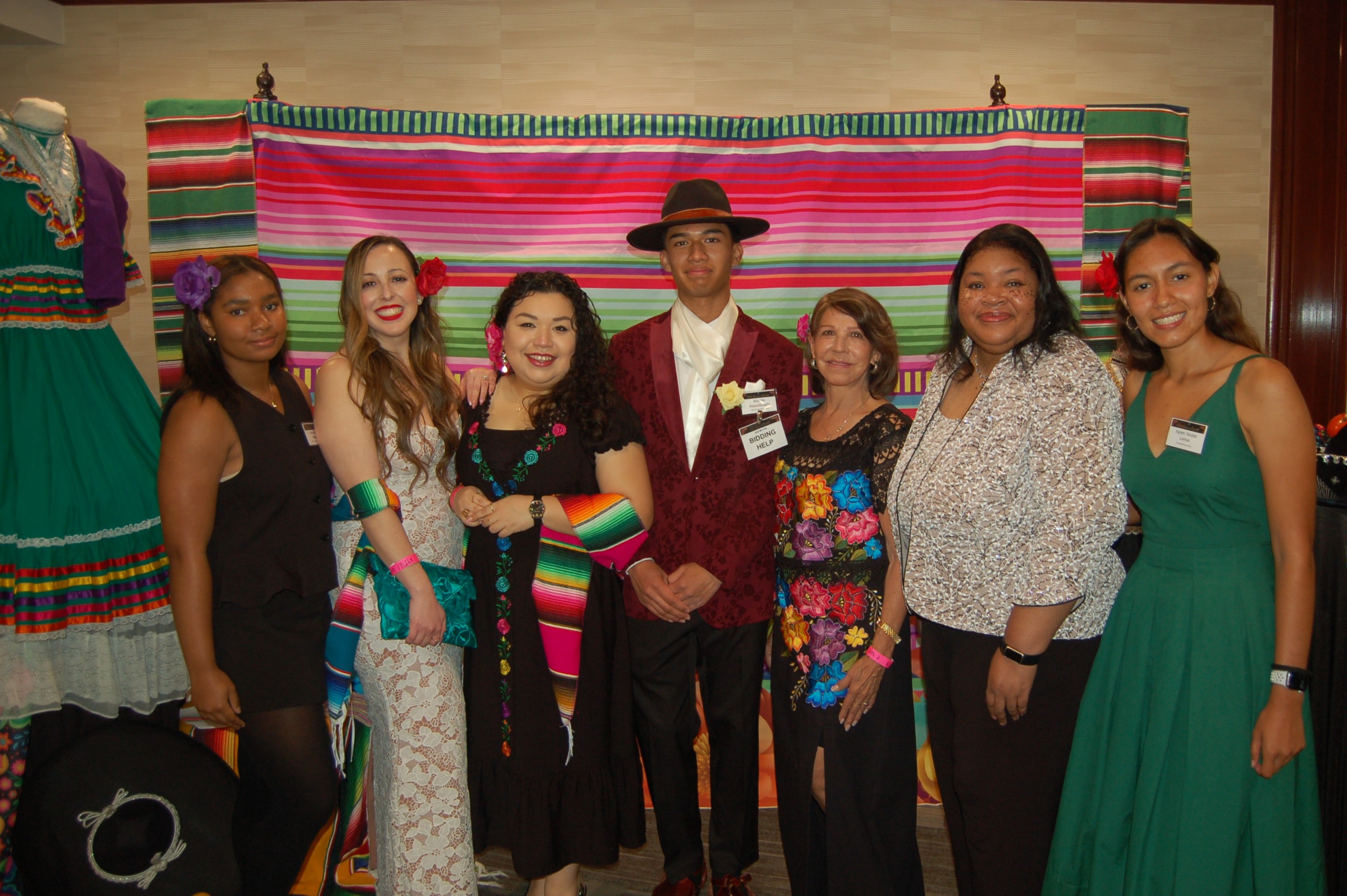 From left, Kaydence Miller, Norma Salcedo, Nohelia Gavarrete, Aramis Asaaderaghi,...