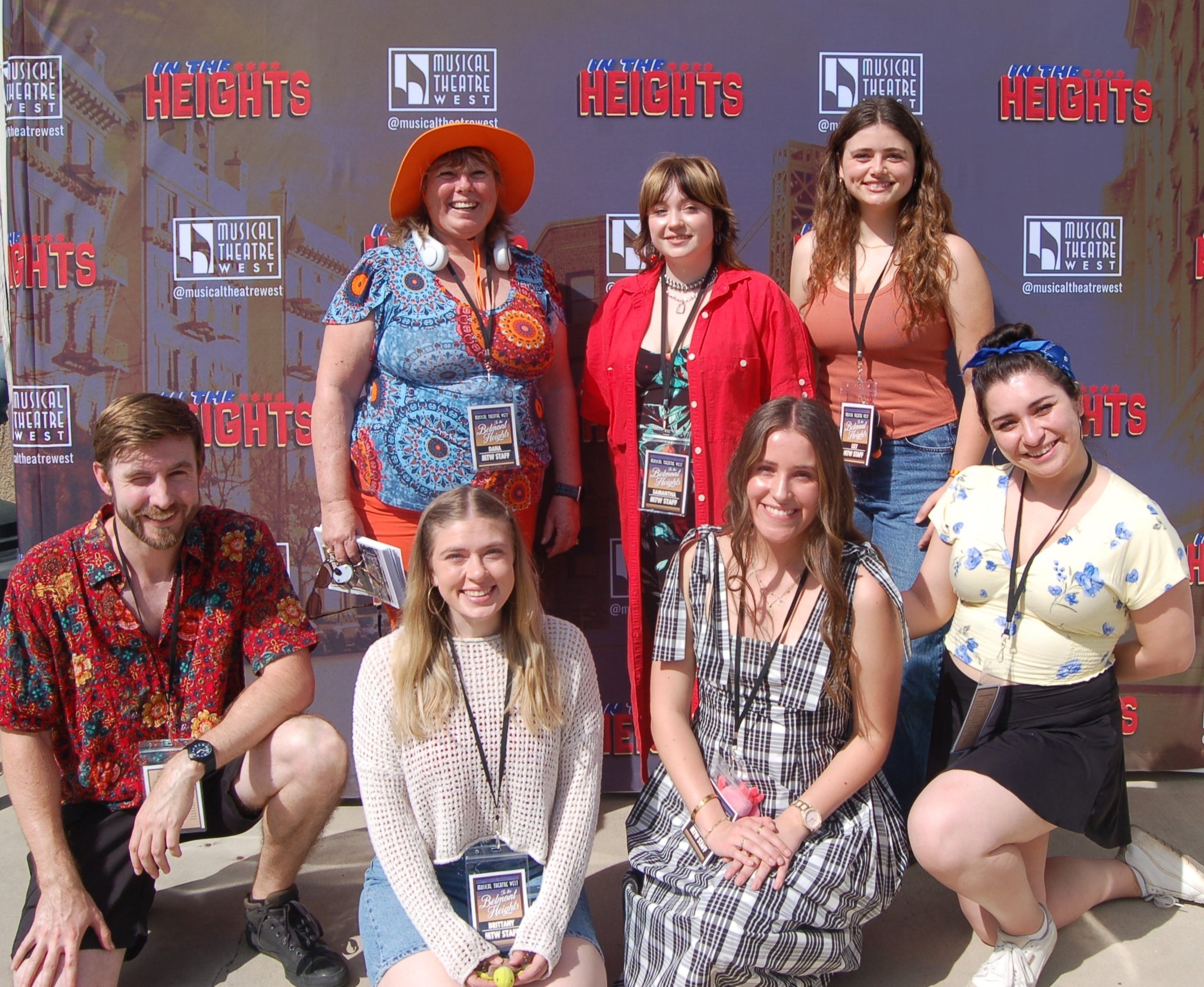 Musical Theatre West, photo from left, Back Row: Dana Leach,...