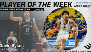 Long Beach State's Gavin Sykes Earns Player of the Week Honor After Setting School Record
