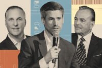 Victor Coleman, Matt Mahan and Rick Caruso