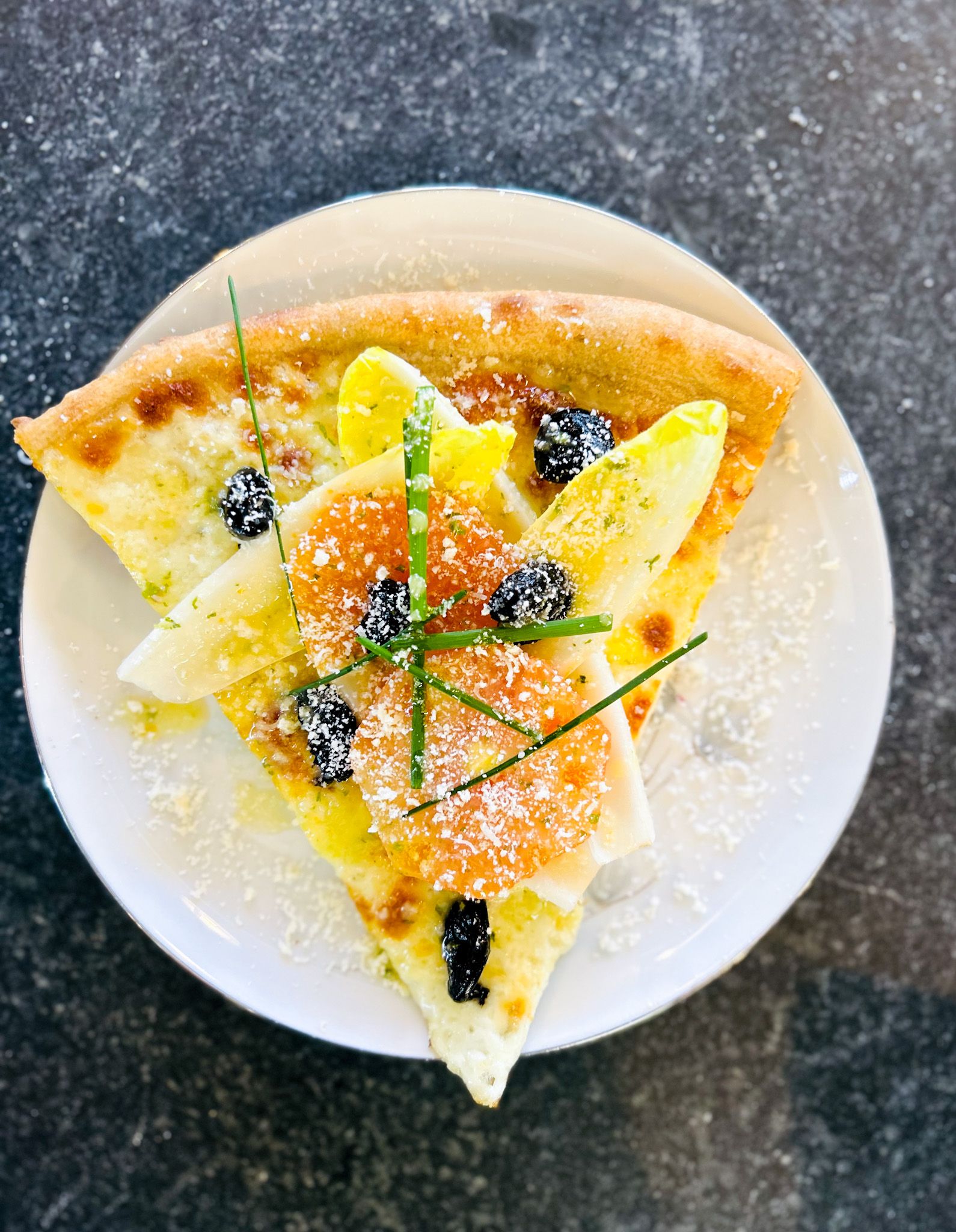 Image may contain Food Food Presentation Bread Pancake Plate and Crepe