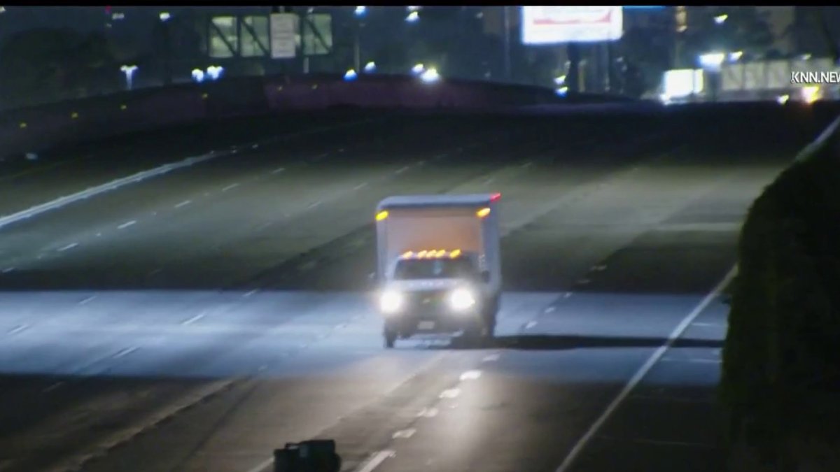 Man arrested after driving box truck wrong way on 60, 10 freeways – NBC Los Angeles