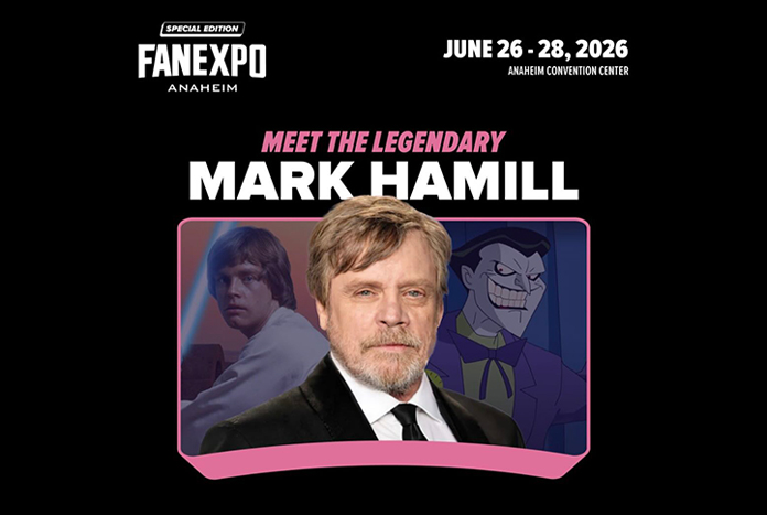 Mark Hamill Attending FAN EXPO Anaheim: Special Edition, June 26th - 28th, 2026