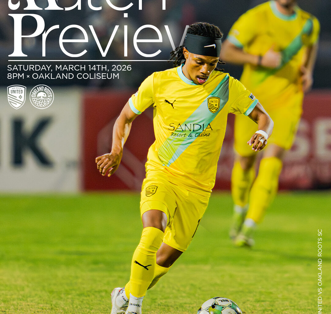 New Mexico United Opens 2026 Season on the Road Against Oakland Roots