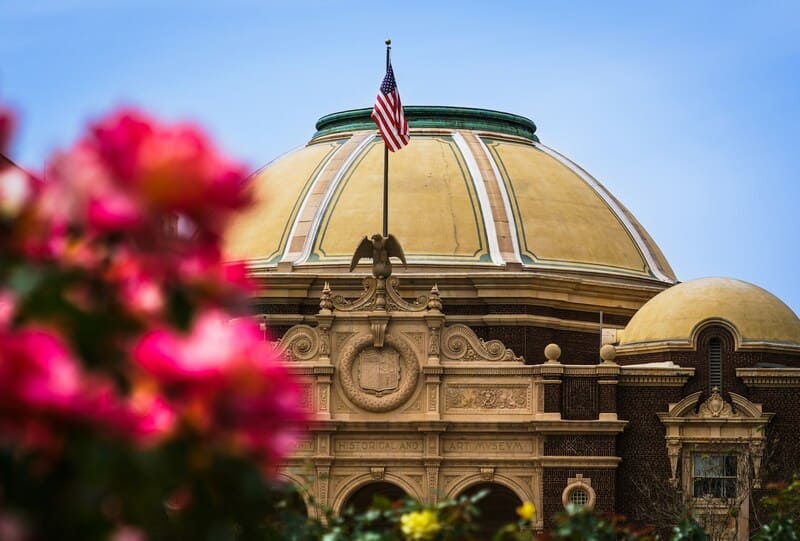 Natural History Museum of Los Angeles exterior.